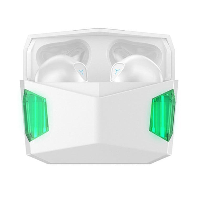 Lenovo GM5 TWS Bluetooth Wireless Sports Waterproof Noise Reduction Gaming Earphone with Mic(White) - HoMEdemic™ 