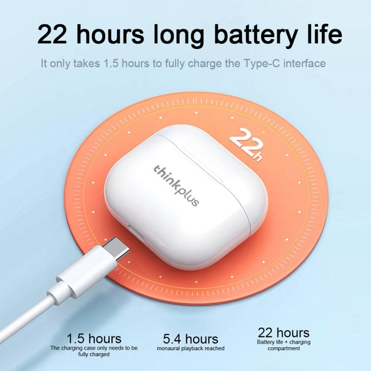 Lenovo LP40 TWS Wireless Bluetooth 5.1 Noise Reduction Earphone(White) - HoMEdemic™ 