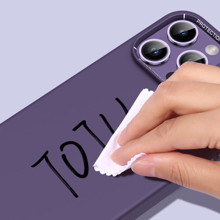 For iPhone 14 Pro Max TOTUDESIGN AA-148 Brilliant Series Shockproof Liquid Silicone Phone Case(Light Purple) - HoMEdemic™ 