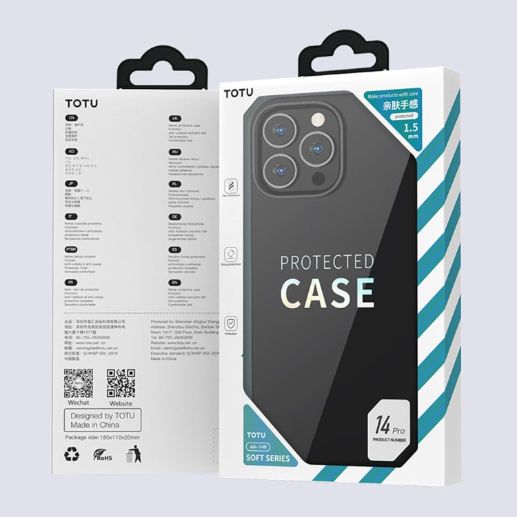 For iPhone 14 Pro Max TOTUDESIGN AA-148 Brilliant Series Shockproof Liquid Silicone Phone Case(Light Purple) - HoMEdemic™ 