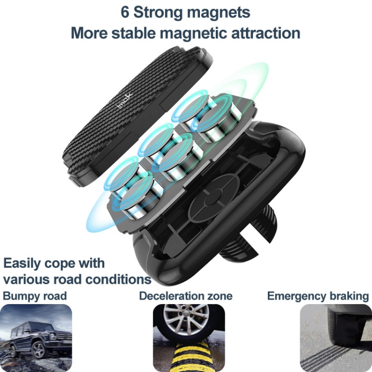IMAK C5-F1 Magnetic Air Outlet Car Holder(Black) - HoMEdemic™ 