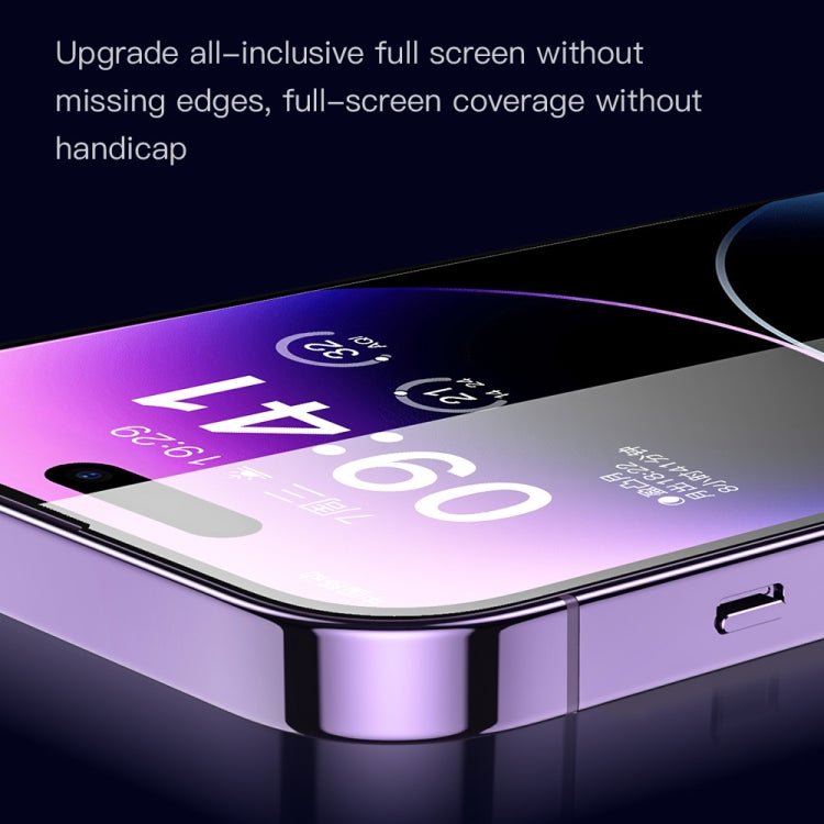 For iPhone 14 Plus TOTUDESIGN AB-057 HD Silk Screen Dustproof Tempered Glass Film - HoMEdemic™ 