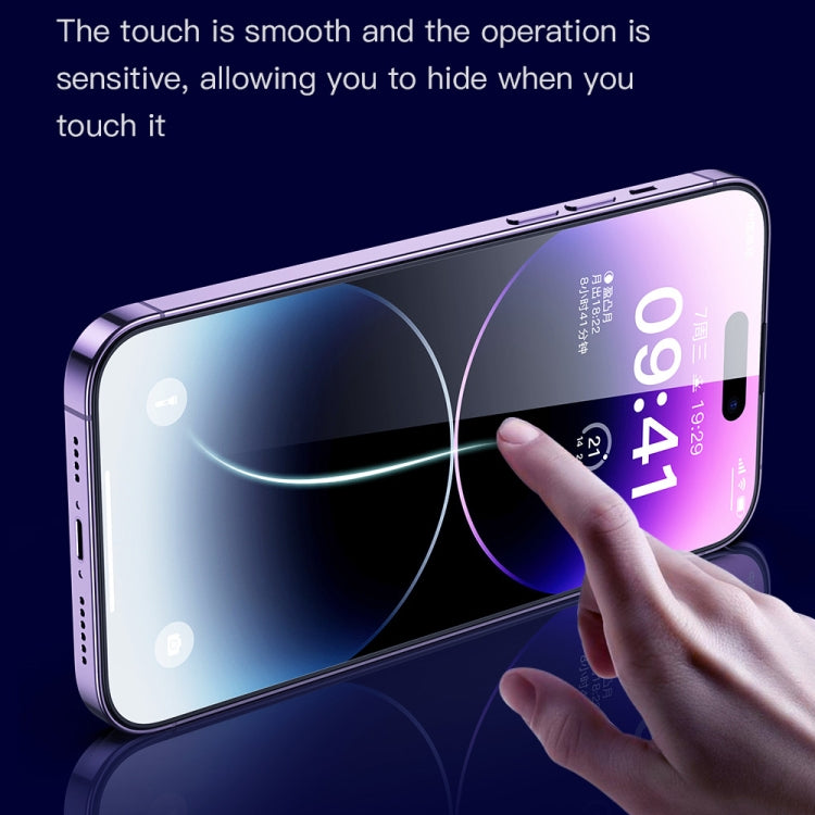 For iPhone 14 Plus TOTUDESIGN AB-057 HD Silk Screen Dustproof Tempered Glass Film - HoMEdemic™ 