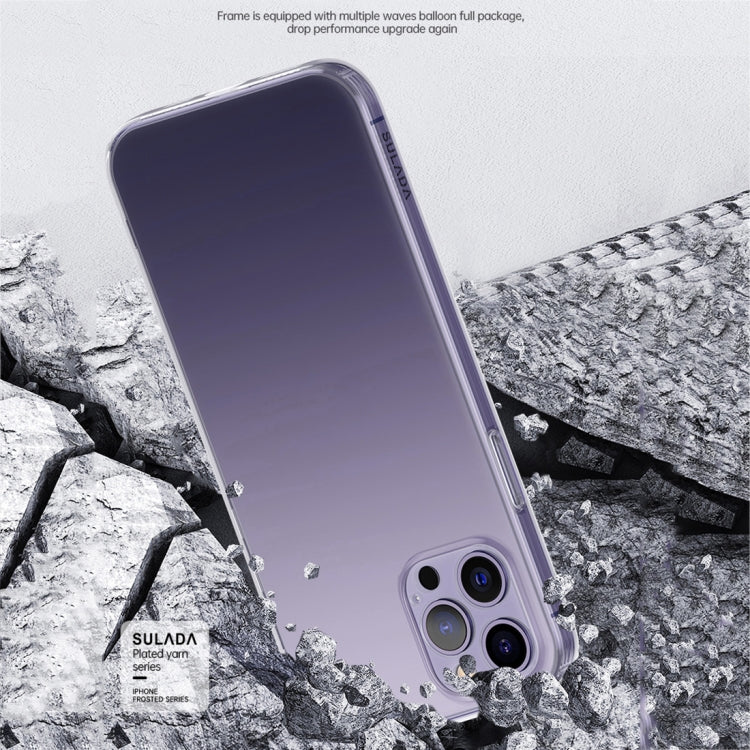 For iPhone 14 SULADA Frosted Series Shockproof TPU Protective Case(Transparent) - HoMEdemic™ 