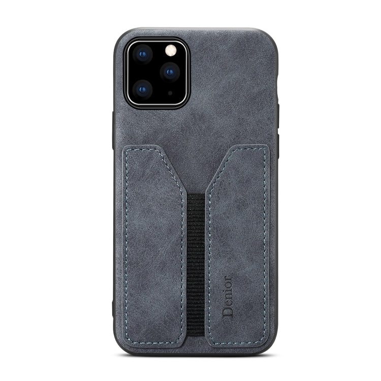 For iPhone 11 Pro Denior DV Elastic Card PU Back Cover Phone Case(Grey) - HoMEdemic™ 