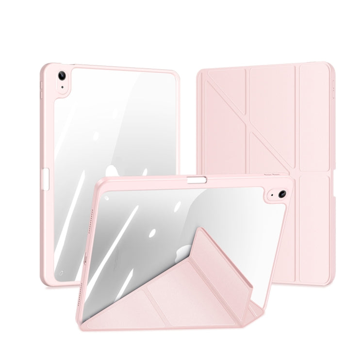 For iPad 2025 / 2022 DUX DUCIS Magi Series Smart Leather Tablet Case(Pink) - HoMEdemic™ 
