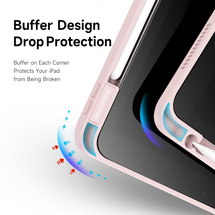 For iPad 2025 / 2022 DUX DUCIS Magi Series Smart Leather Tablet Case(Pink) - HoMEdemic™ 