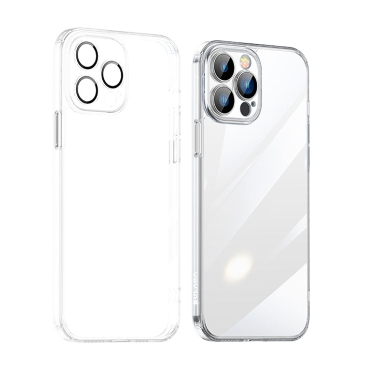 For iPhone 14 Pro Max SULADA Crystal Steel Series TPU Transparent Phone Case(Transparent) - HoMEdemic™ 