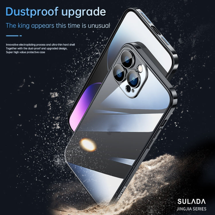 For iPhone 14 Pro SULADA Hard PC Shockproof Phone Case(Dark Purple) - HoMEdemic™ 