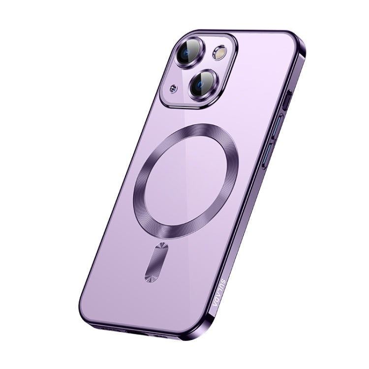 For iPhone 14 SULADA Plating TPU Shockproof Phone Soft Case(Purple) - HoMEdemic™ 