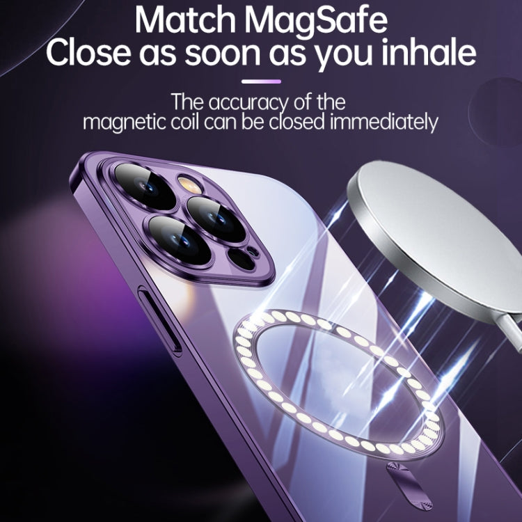 For iPhone 14 SULADA Plating TPU Shockproof Phone Soft Case(Purple) - HoMEdemic™ 