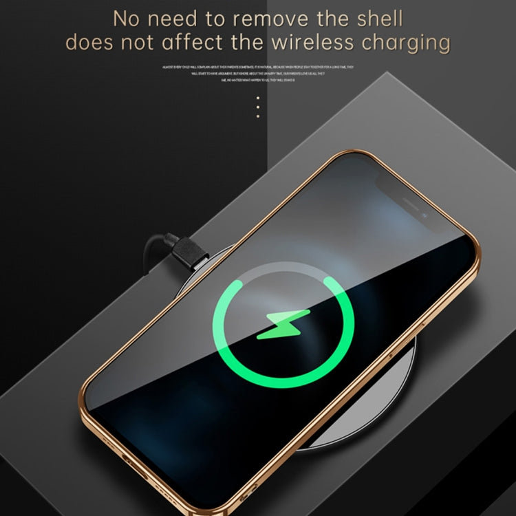 For iPhone 14 SULADA Shockproof TPU + Handmade Leather Phone Case(Black) - HoMEdemic™ 