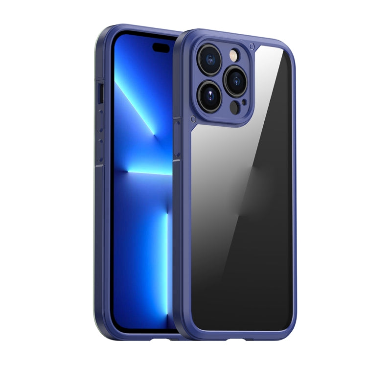 For iPhone 12 Pro iPAKY Shockproof PC + TPU Protective Phone Case(Blue) - HoMEdemic™ 
