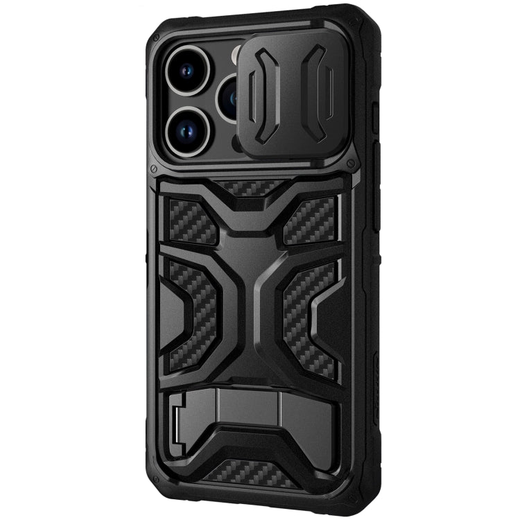For iPhone 14 Pro NILLKIN Sliding Camera Cover Design TPU + PC Magnetic Phone Case(Black) - HoMEdemic™ 