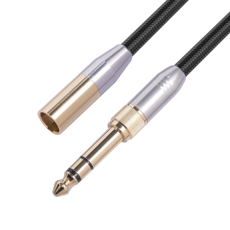 SB423M120-03 6.35mm + 3.5mm Male to Mini XLR 3pin Male Audio Cable, Length: 30cm, 6.35mm+3.5mm to Mini XLR - HoMEdemic™ 