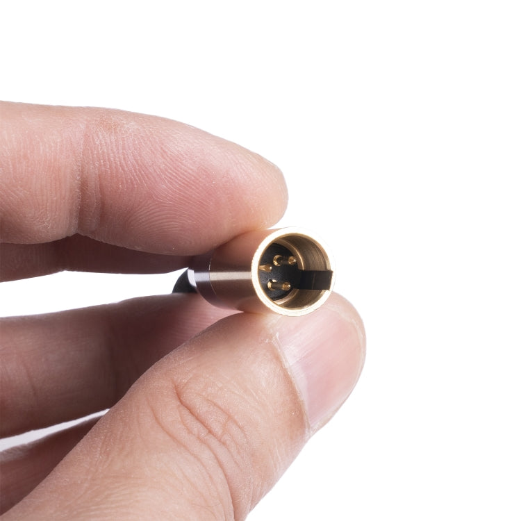 SB423M120-03 6.35mm + 3.5mm Male to Mini XLR 3pin Male Audio Cable, Length: 30cm, 6.35mm+3.5mm to Mini XLR - HoMEdemic™ 