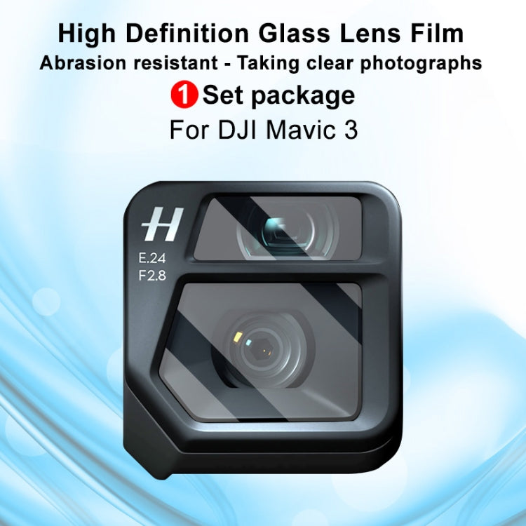 For DJI Mavic 3 IMAK Rear Camera Glass Lens Film, 1 Set Package - HoMEdemic™ 