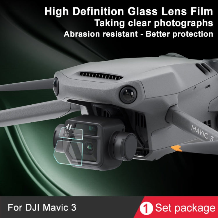 For DJI Mavic 3 IMAK Rear Camera Glass Lens Film, 1 Set Package - HoMEdemic™ 