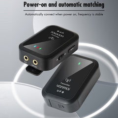 Yanmai UF9 Broadcast Wireless Lavalier Microphone Mini Clip-on Mic - HoMEdemic™ 