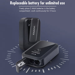 Yanmai UF9 Broadcast Wireless Lavalier Microphone Mini Clip-on Mic - HoMEdemic™ 