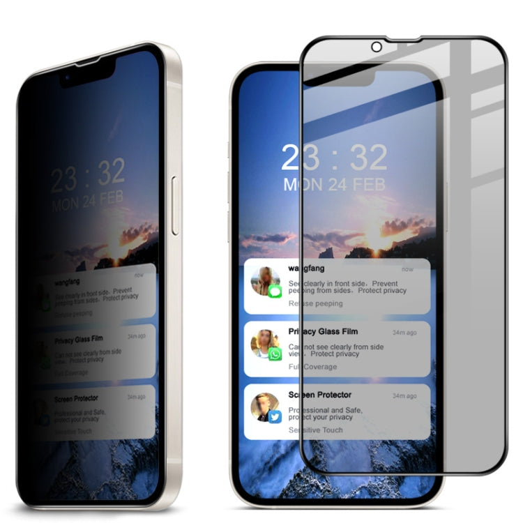 For iPhone 14 Plus IMAK HD Full Screen Anti-spy Tempered Glass Protective Film - HoMEdemic™ 