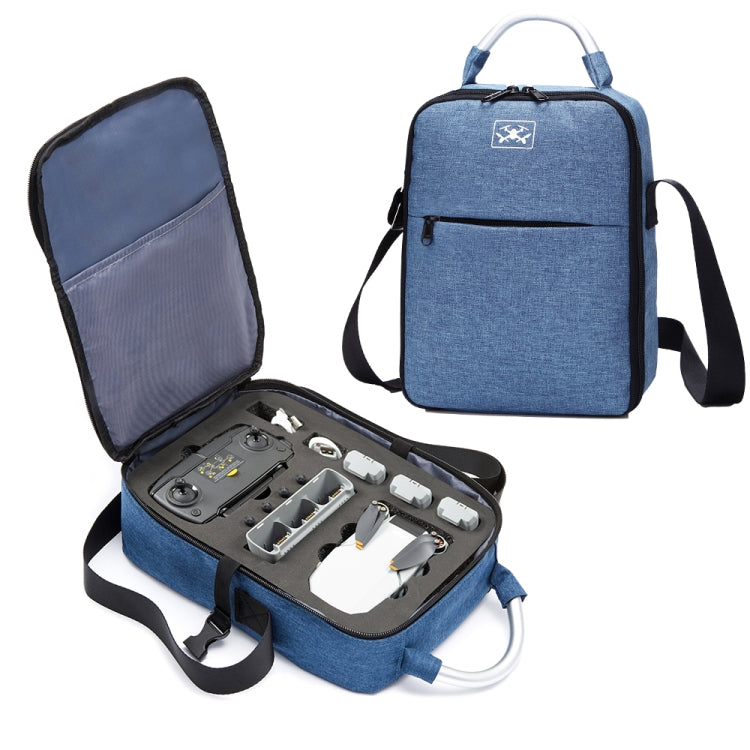 For DJI Mini SE Shockproof Single Shoulder Storage Carrying Case Box Bag, Size: 31 x 23 x 10cm(Blue + Black Liner) - HoMEdemic™ 