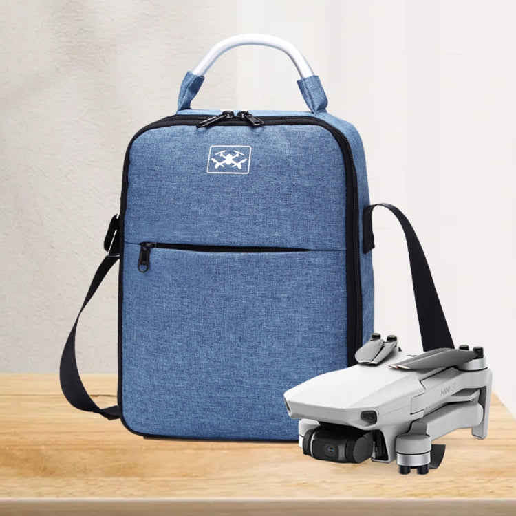 For DJI Mini SE Shockproof Single Shoulder Storage Carrying Case Box Bag, Size: 31 x 23 x 10cm(Blue + Black Liner) - HoMEdemic™ 