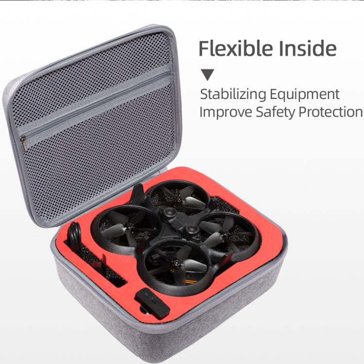 For DJI Avata Drone Body Square Shockproof Hard Case Carrying Storage Bag, Size: 27 x 23 x 10cm(Grey + Black Liner) - HoMEdemic™ 