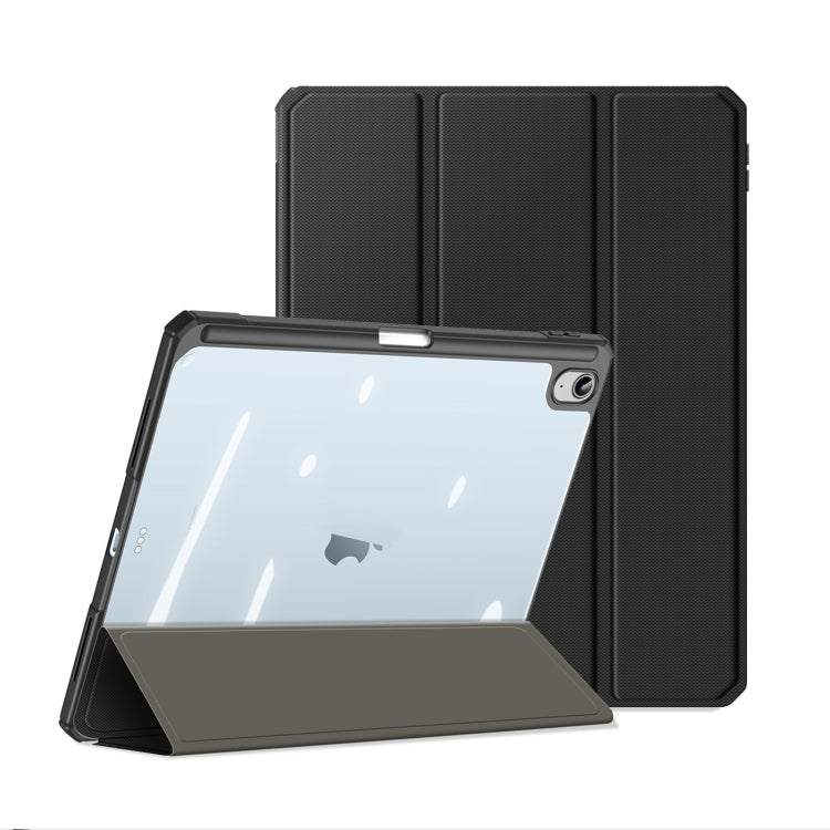 For iPad 2025 / 2022 DUX DUCIS TOBY Series Antiskid Leather Smart Tablet Case(Black) - HoMEdemic™ 