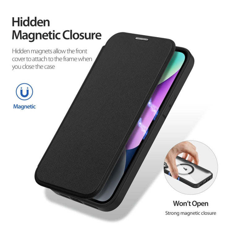 For iPhone 14 / iPhone 13 DUX DUCIS Skin X Pro Series Magsafe PC + TPU Phone Leather Case(Black) - HoMEdemic™ 
