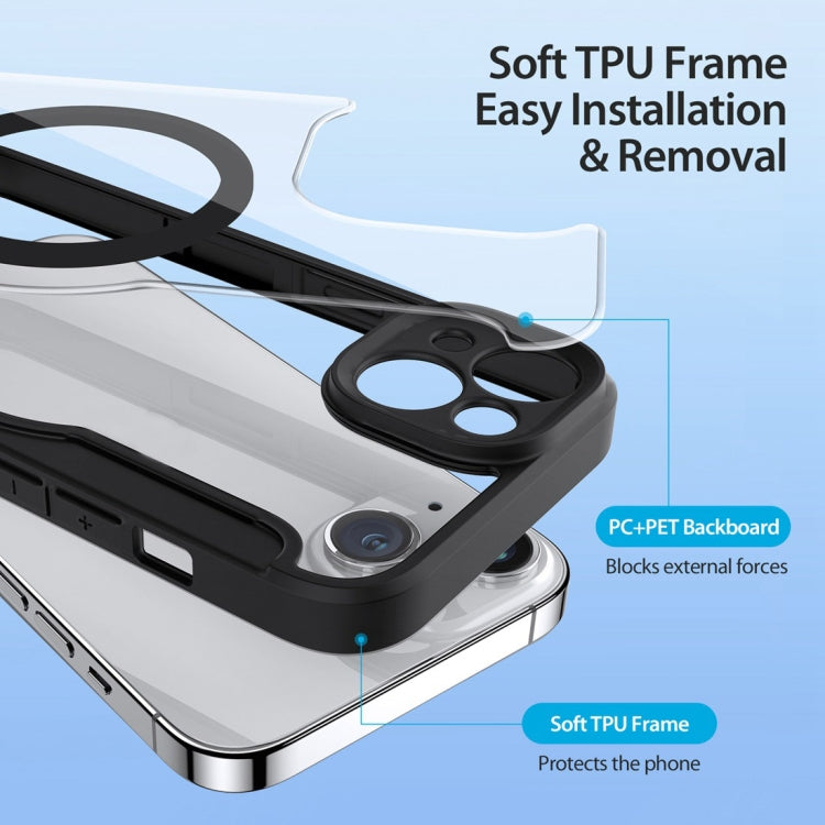 For iPhone 14 / iPhone 13 DUX DUCIS Skin X Pro Series Magsafe PC + TPU Phone Leather Case(Black) - HoMEdemic™ 