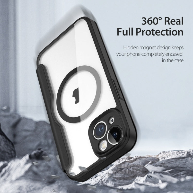 For iPhone 14 / iPhone 13 DUX DUCIS Skin X Pro Series Magsafe PC + TPU Phone Leather Case(Black) - HoMEdemic™ 