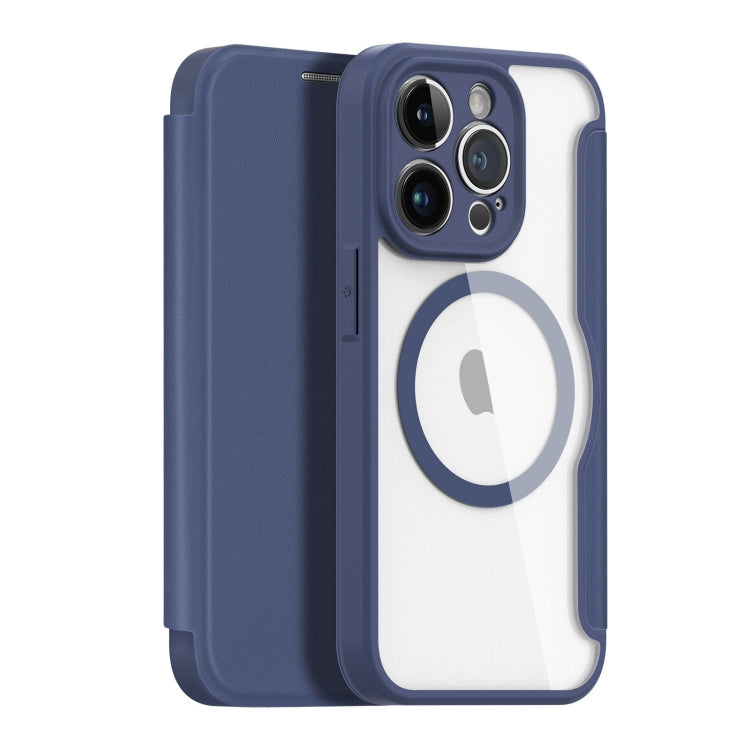 For iPhone 14 Pro DUX DUCIS Skin X Pro Series Magsafe PC + TPU Phone Leather Case (Blue) - HoMEdemic™ 