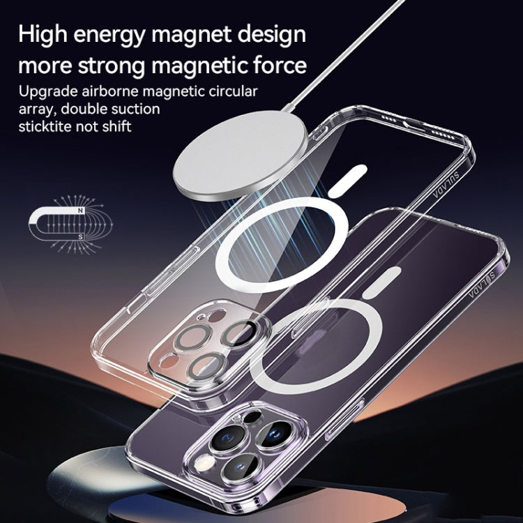 For iPhone 14 SULADA Jingpin Series All-inclusive Lens Electroplated TPU Phone Case(Transparent) - HoMEdemic™ 
