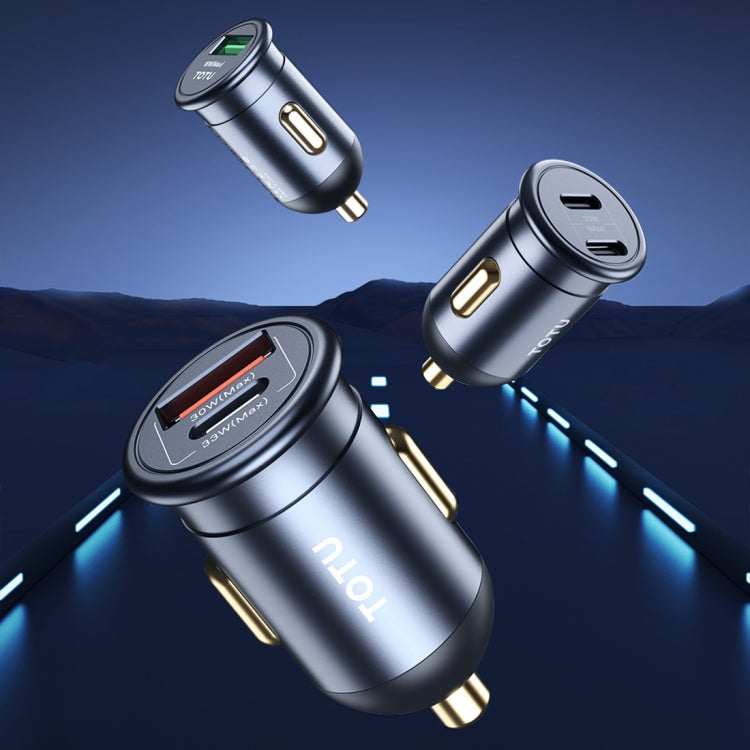 TOTUDESIGN 30W Car Fast Charging, Interface:USB-A + USB-C / Type-C - HoMEdemic™ 