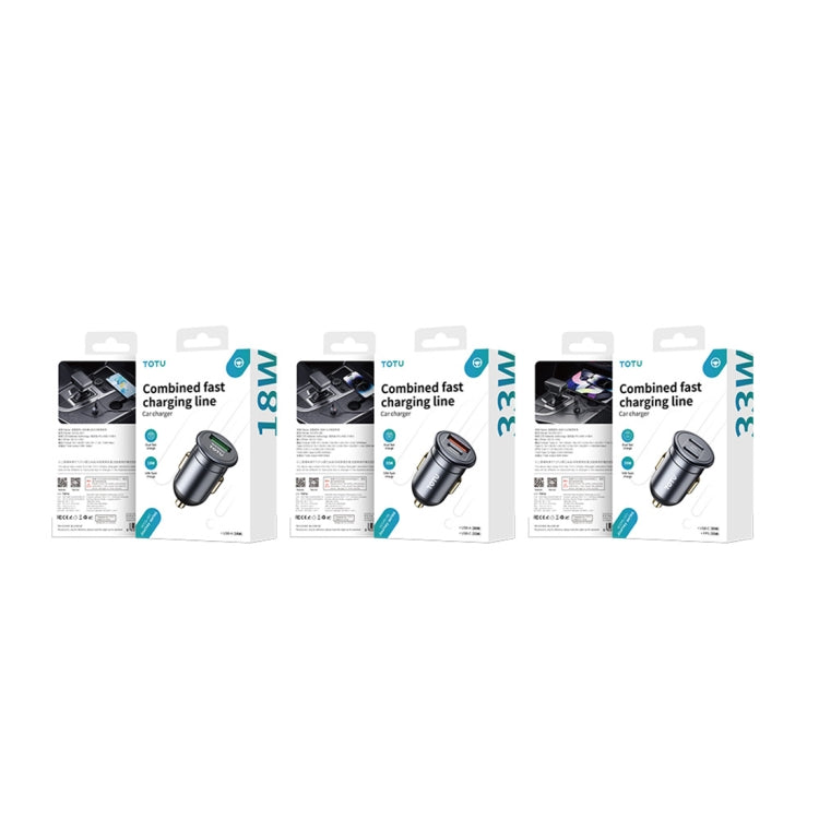 TOTUDESIGN 30W Car Fast Charging, Interface:USB-A + USB-C / Type-C - HoMEdemic™ 