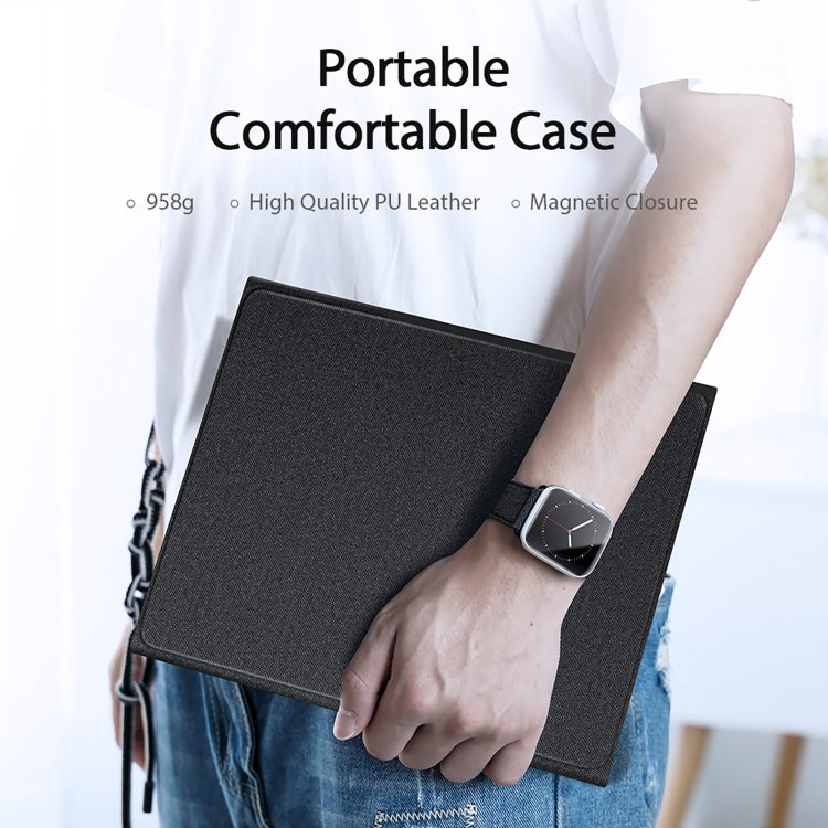 For iPad 10th Gen 10.9 2022 DUX DUCIS TK Series Bluetooth Keyboard Leather Case with Touchpad & Smart Sleep Function(Black) - HoMEdemic™ 