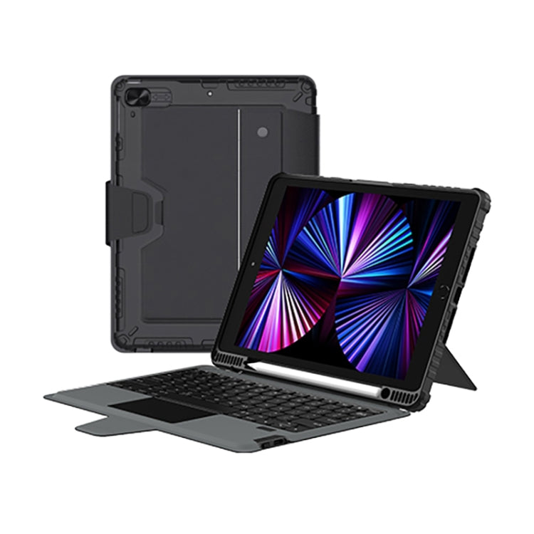 For iPad 10.2 2019/2020/2021 Nillkin Bumper Combo 6 Row Keys Keyboard Case - HoMEdemic™ 