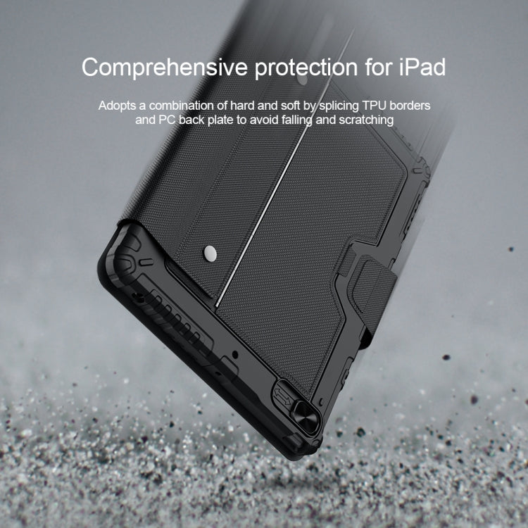For iPad 10.2 2019/2020/2021 Nillkin Bumper Combo 6 Row Keys Keyboard Case - HoMEdemic™ 