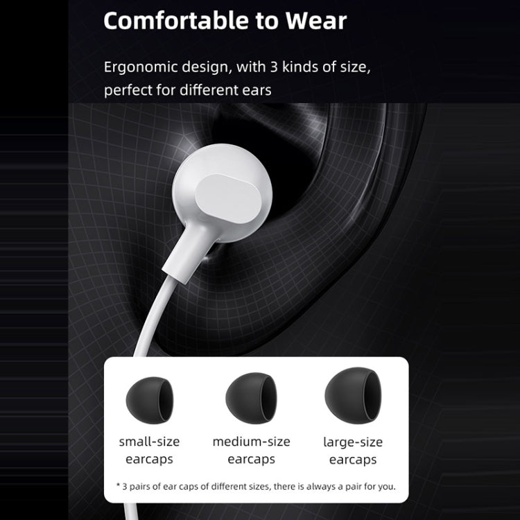 USAMS US-SJ594 EP-47 3.5mm In-Ear Wired Earphone, Length: 1.2m(Black) - HoMEdemic™ 