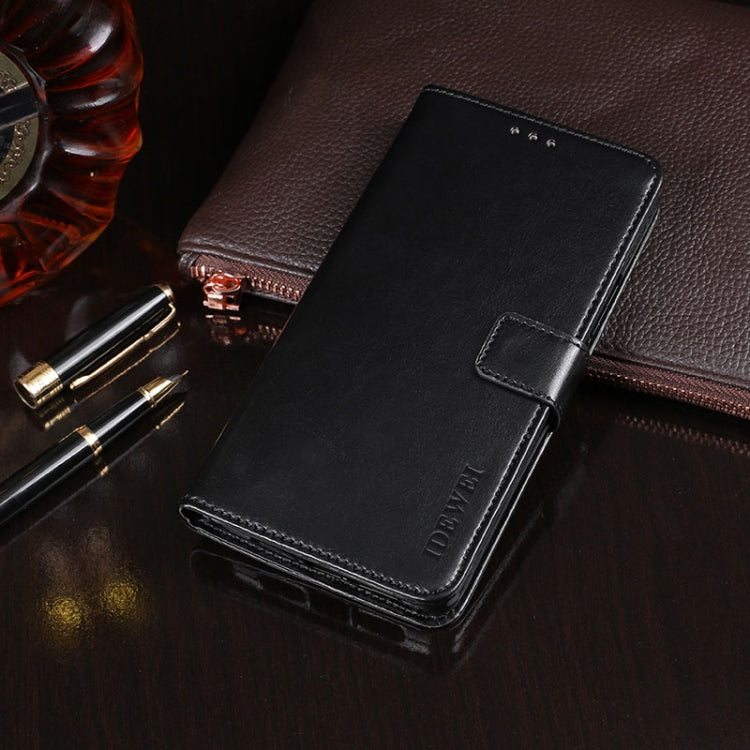 For iPhone 11 idewei Crazy Horse Texture Horizontal Flip Leather Case with Holder & Card Slots & Wallet(Black) - HoMEdemic™ 
