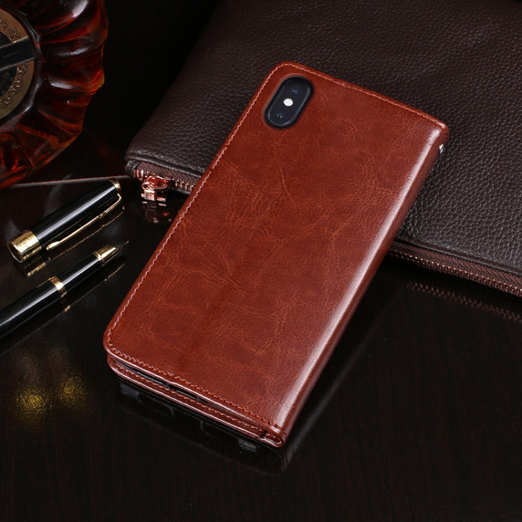 For iPhone XS Max idewei Crazy Horse Texture Horizontal Flip Leather Case with Holder & Card Slots & Wallet(White) - HoMEdemic™ 