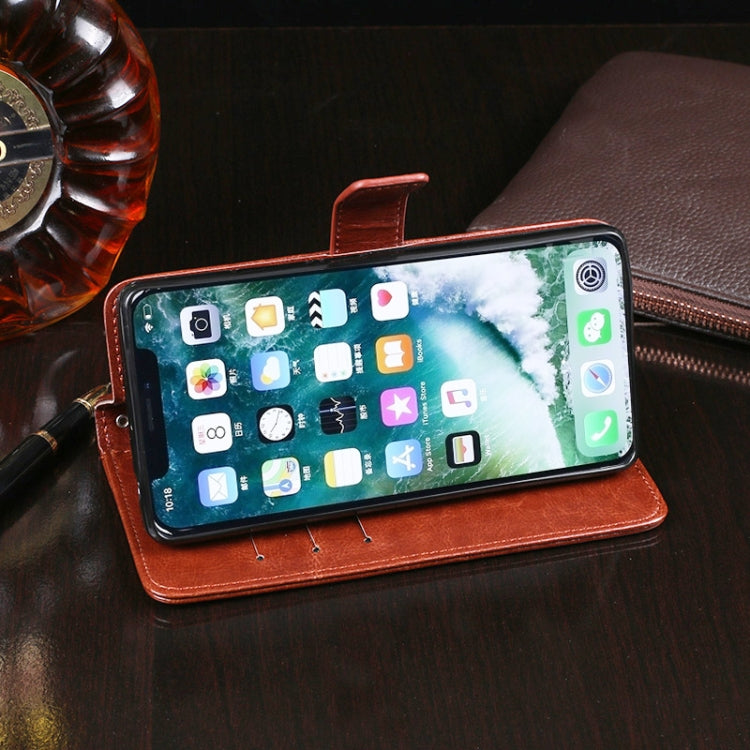 For iPhone XS Max idewei Crazy Horse Texture Horizontal Flip Leather Case with Holder & Card Slots & Wallet(White) - HoMEdemic™ 