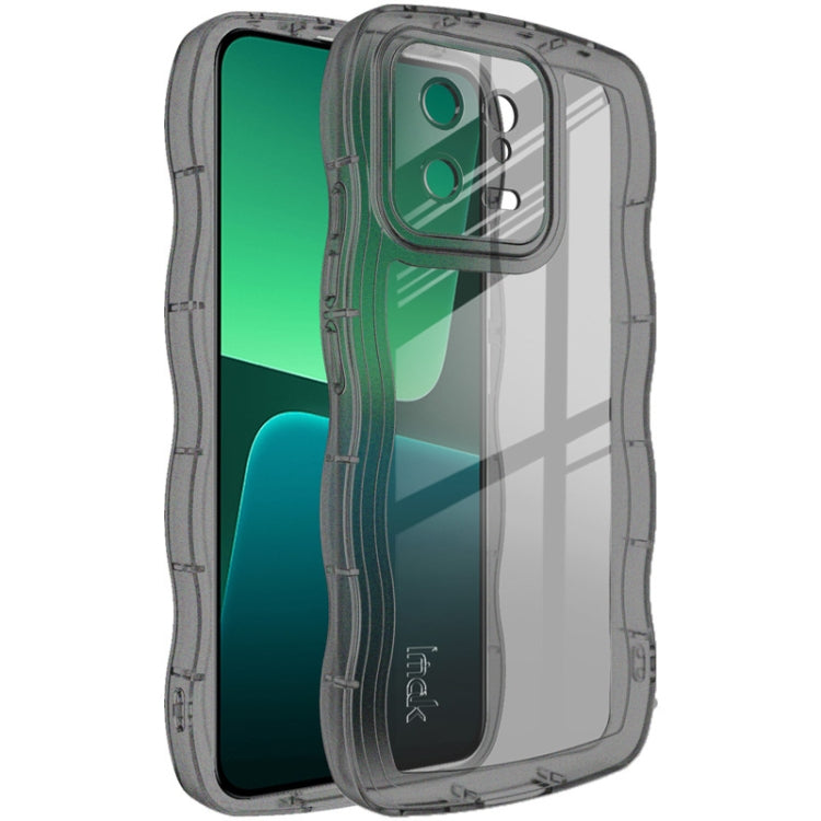 For Xiaomi 13 5G IMAK UX-8 Series Transparent Shockproof TPU Phone Case(Transparent Black) - HoMEdemic™ 