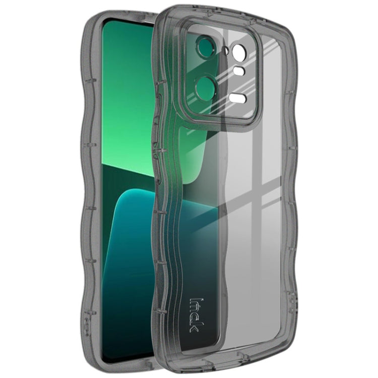 For Xiaomi 13 Pro 5G IMAK UX-8 Series Transparent Shockproof TPU Phone Case(Transparent Black) - HoMEdemic™ 