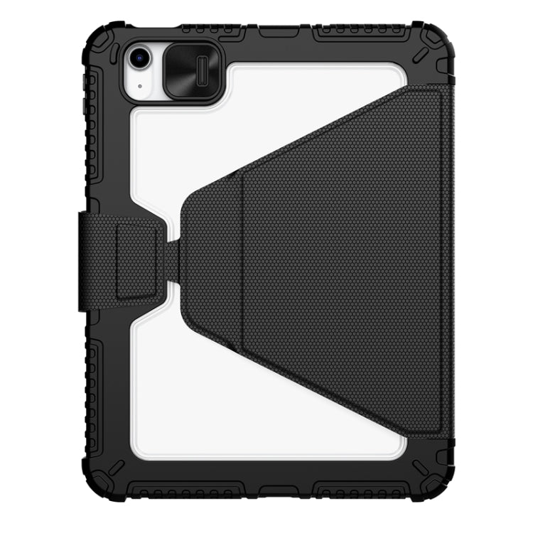 For iPad 2025 / 2022 NILLKIN Bumper Snapsafe Multifunctional Leather Tablet Case with Pen Slot(Black) - HoMEdemic™ 