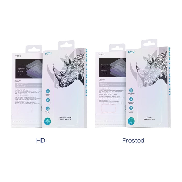 For iPhone 14 Plus/13 Pro Max TOTU AB-074 Zero Sense Series Ultra Clear Explosion-proof Full Screen Tempered Film - HoMEdemic™ 