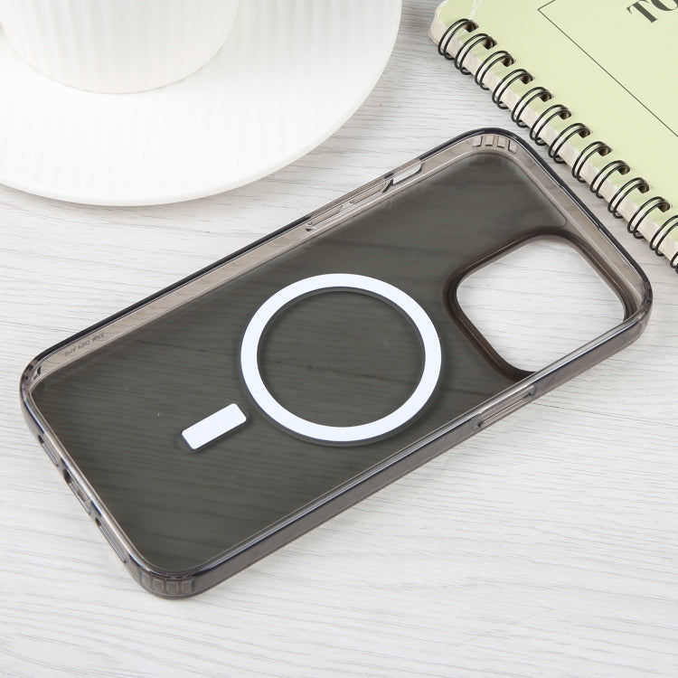 For iPhone 14 Pro Max GEBEI MagSafe Magnetic Transparent Phone Case (Transparent Black) - HoMEdemic™ 