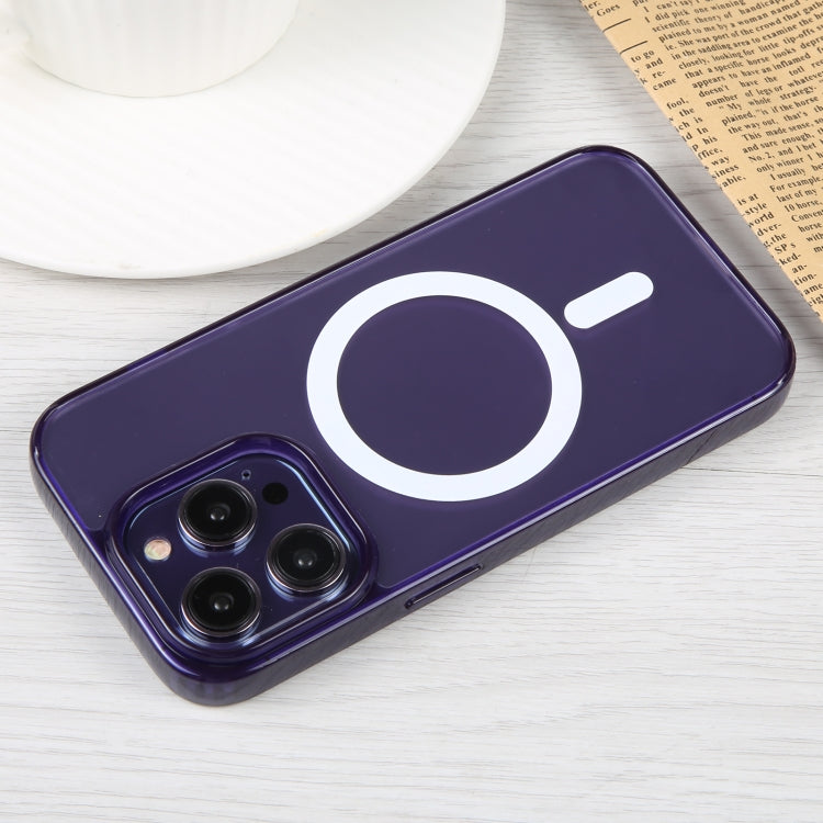 For iPhone 14 Pro GEBEI MagSafe Magnetic Transparent Phone Case (Purple) - HoMEdemic™ 