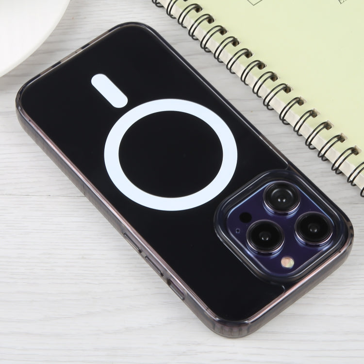 For iPhone 14 Pro GEBEI MagSafe Magnetic Transparent Phone Case (Transparent Black) - HoMEdemic™ 